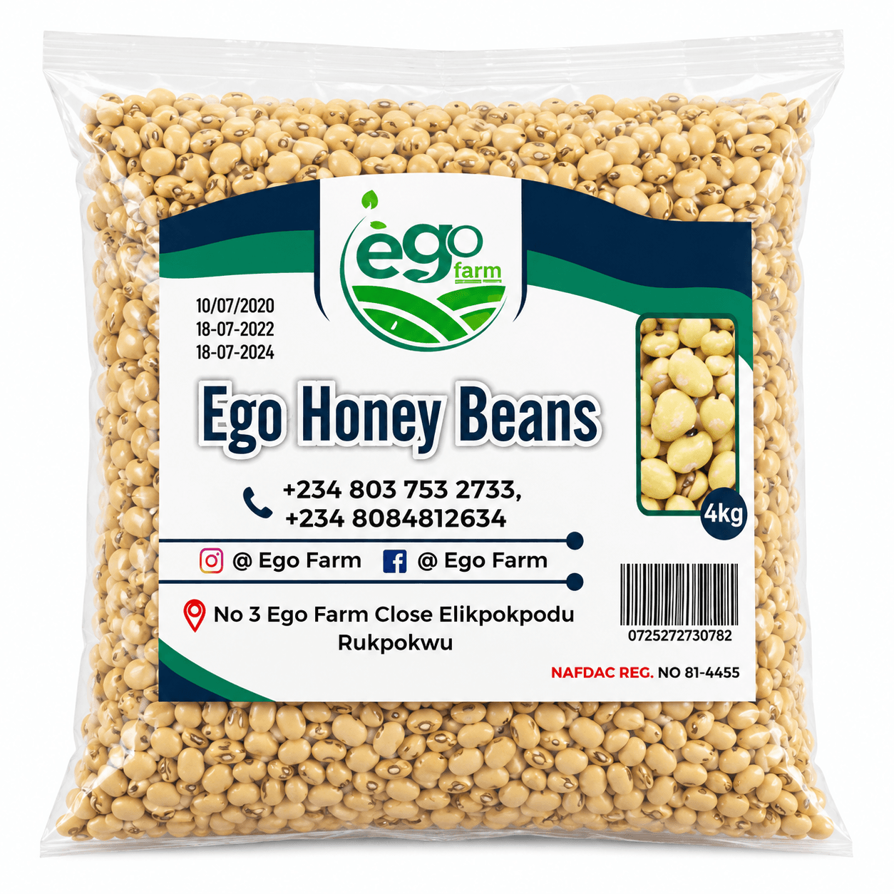 Ego Farm Honey Beans 4kg