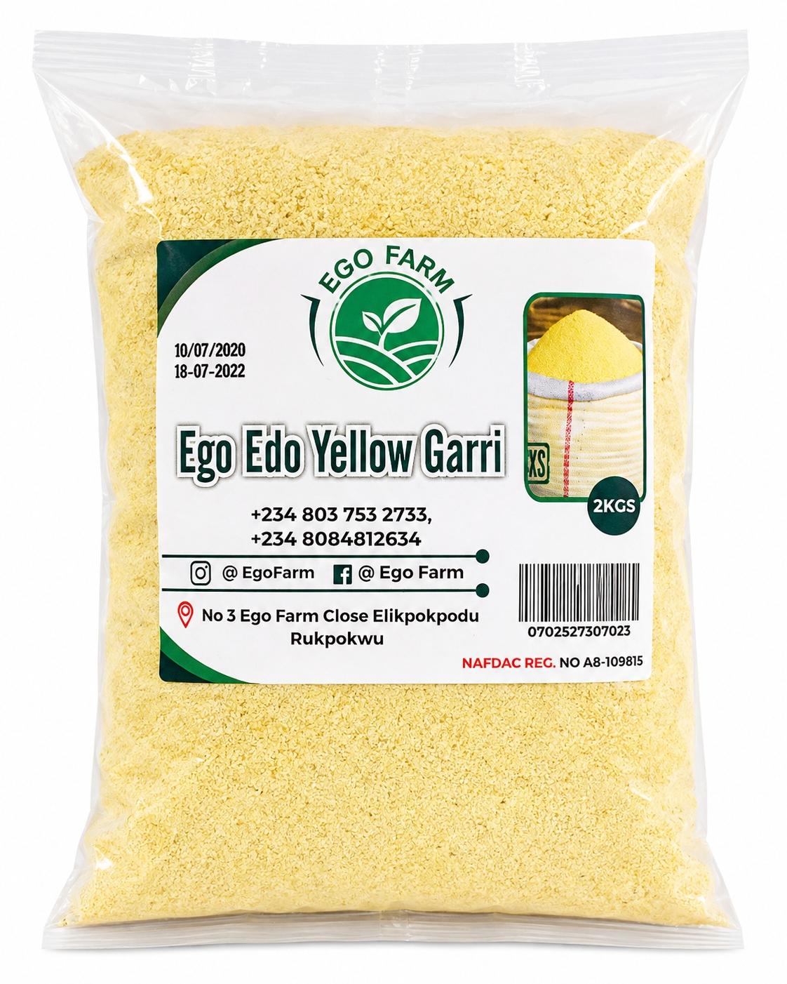 Ego Farm Edo Yellow Garri 2kg
