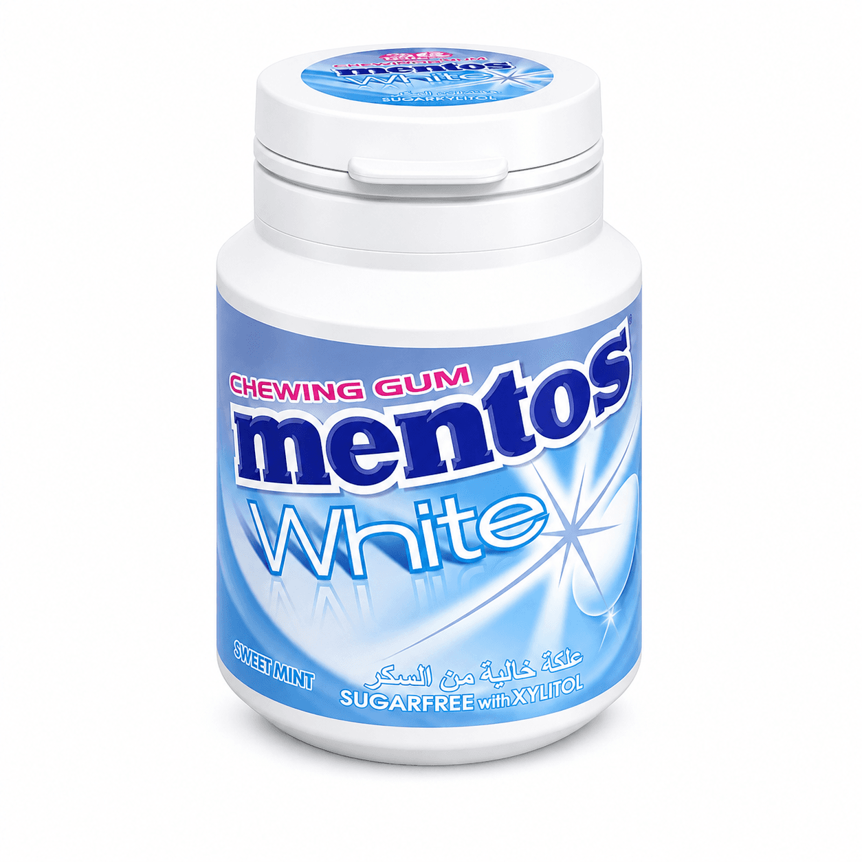 Mentos Gum White 54g    