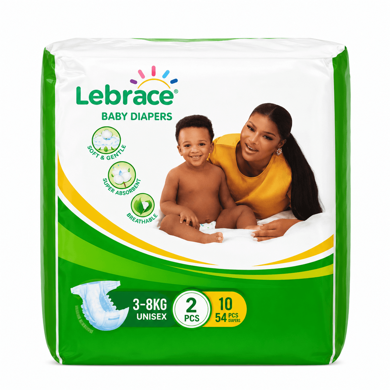 Lebrace Baby Diapers 1.5kg