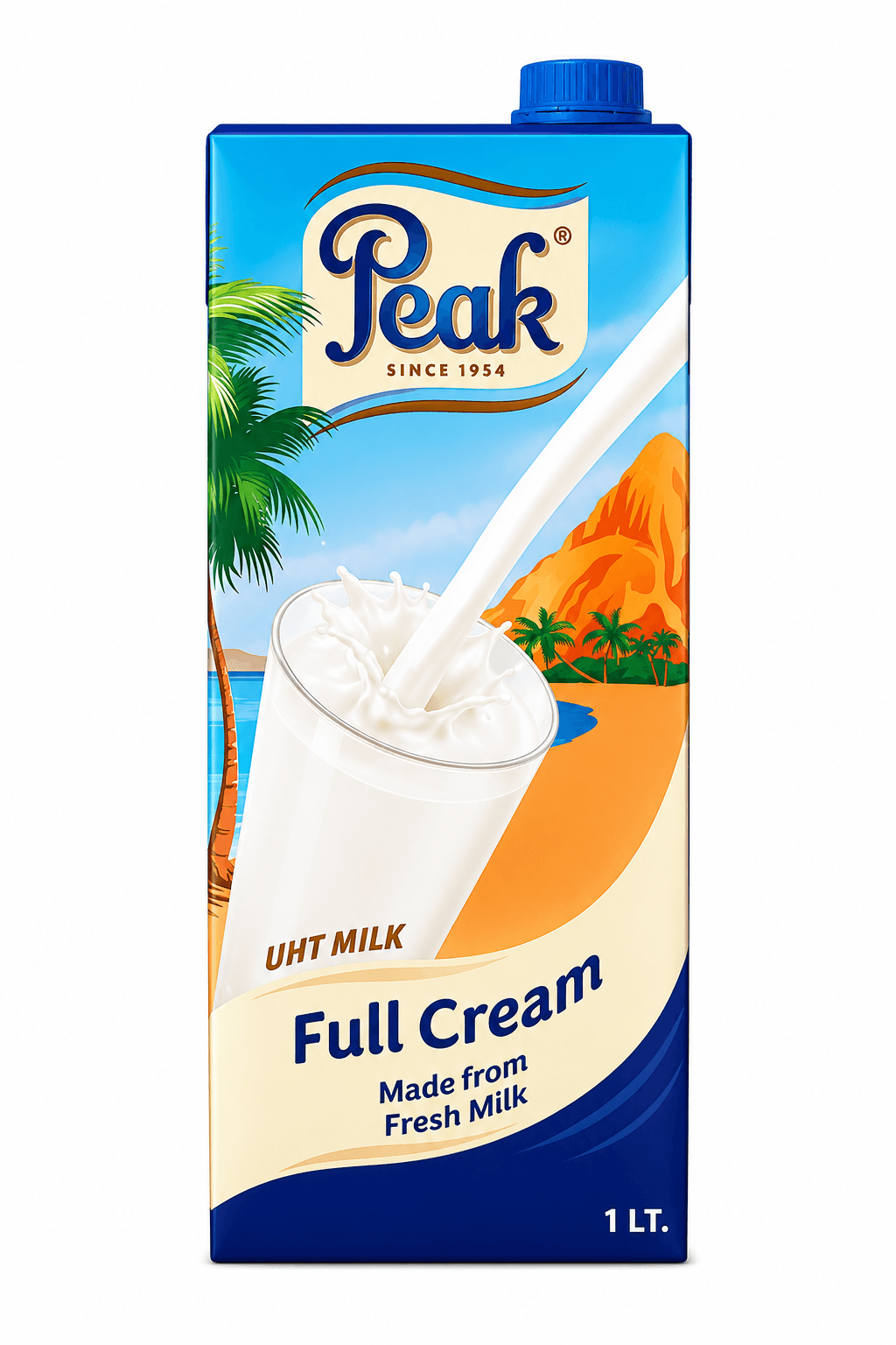 Peak Full Cream UHT Milk 3.5% Fat 1l