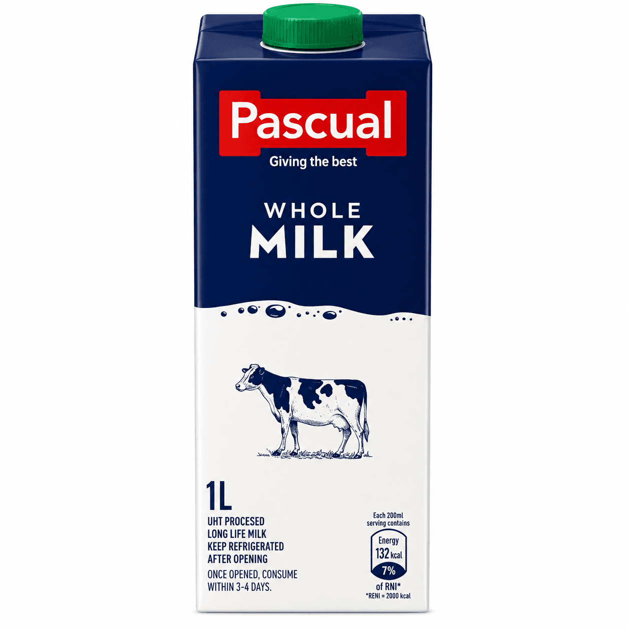 Pascual Milk Uht Full Cream 1liter