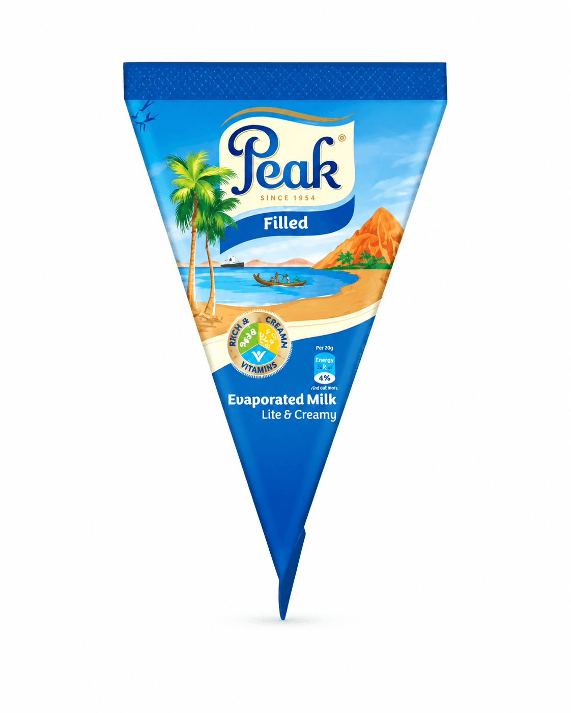 Peak Filles Evap Milk Triangular Pack 69g