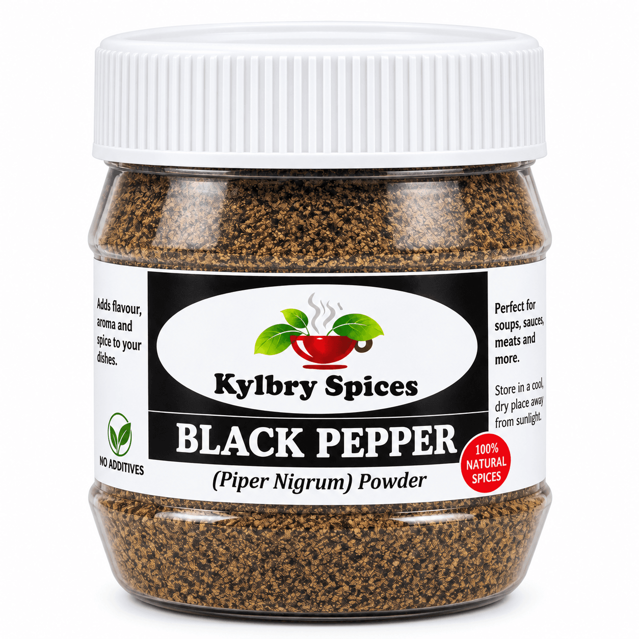 Kylbry Spices Black Pepper 100g