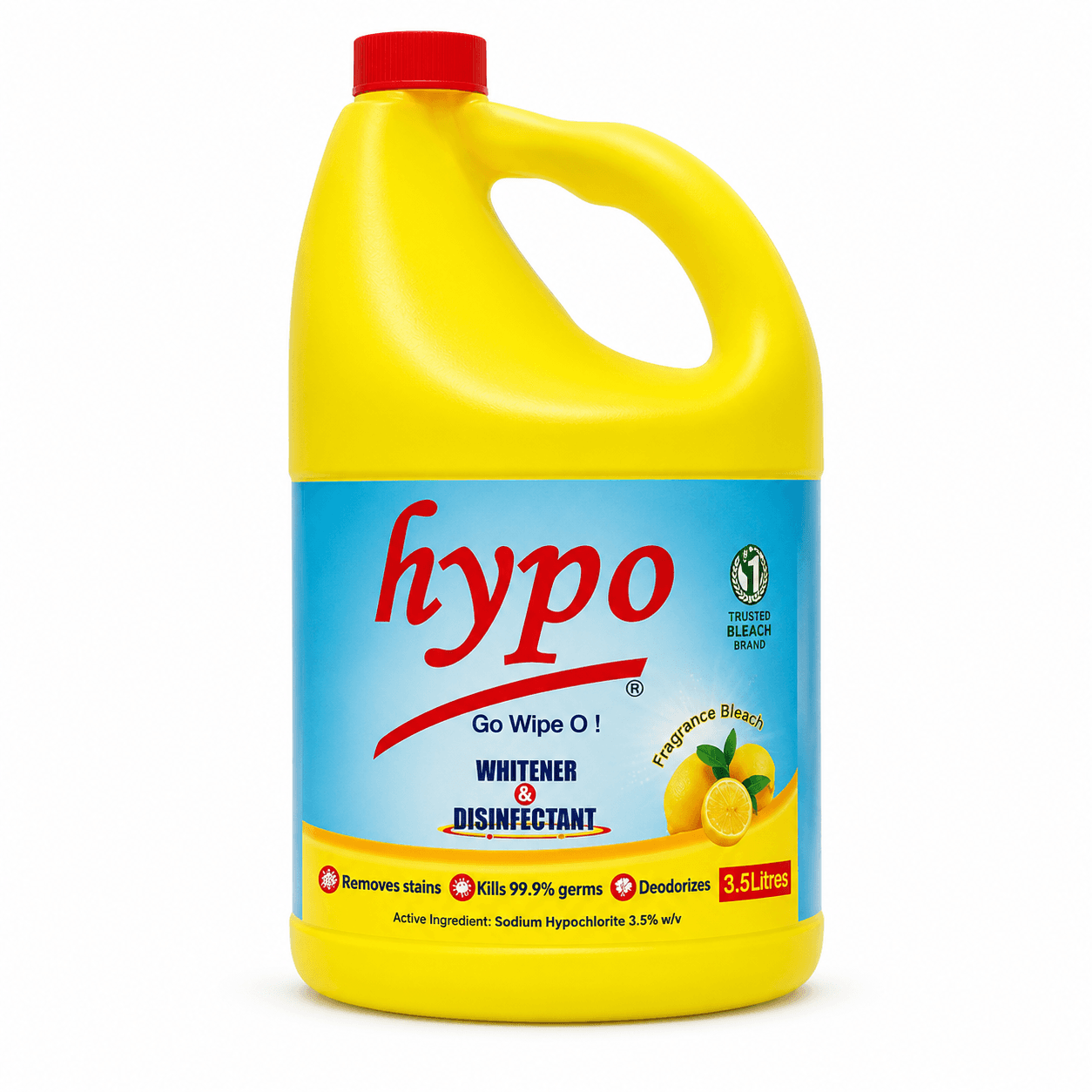 Hypo Liquid Bleach Lime Breeze 3.5L