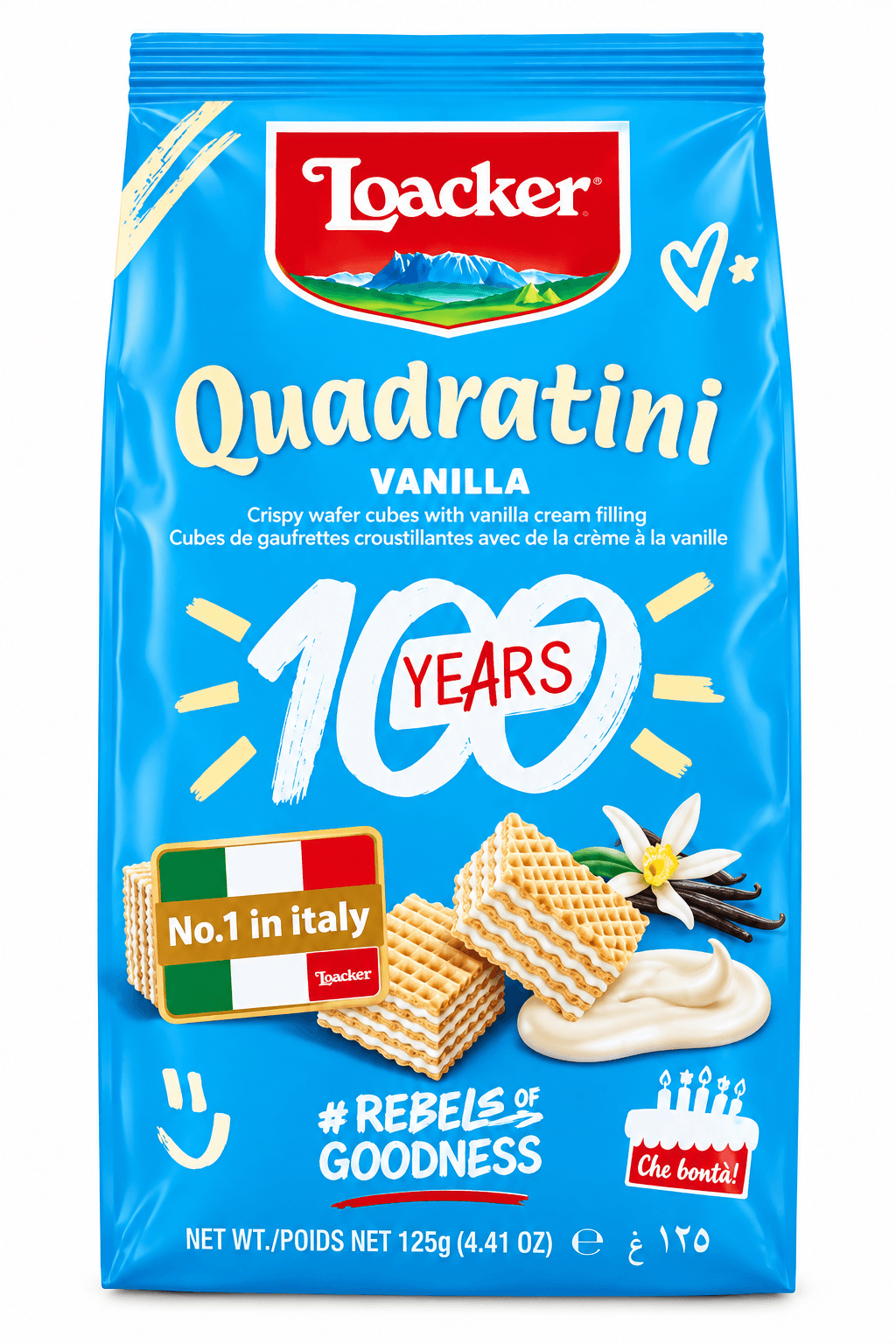 Loacker Quadratini Vanilla 125g