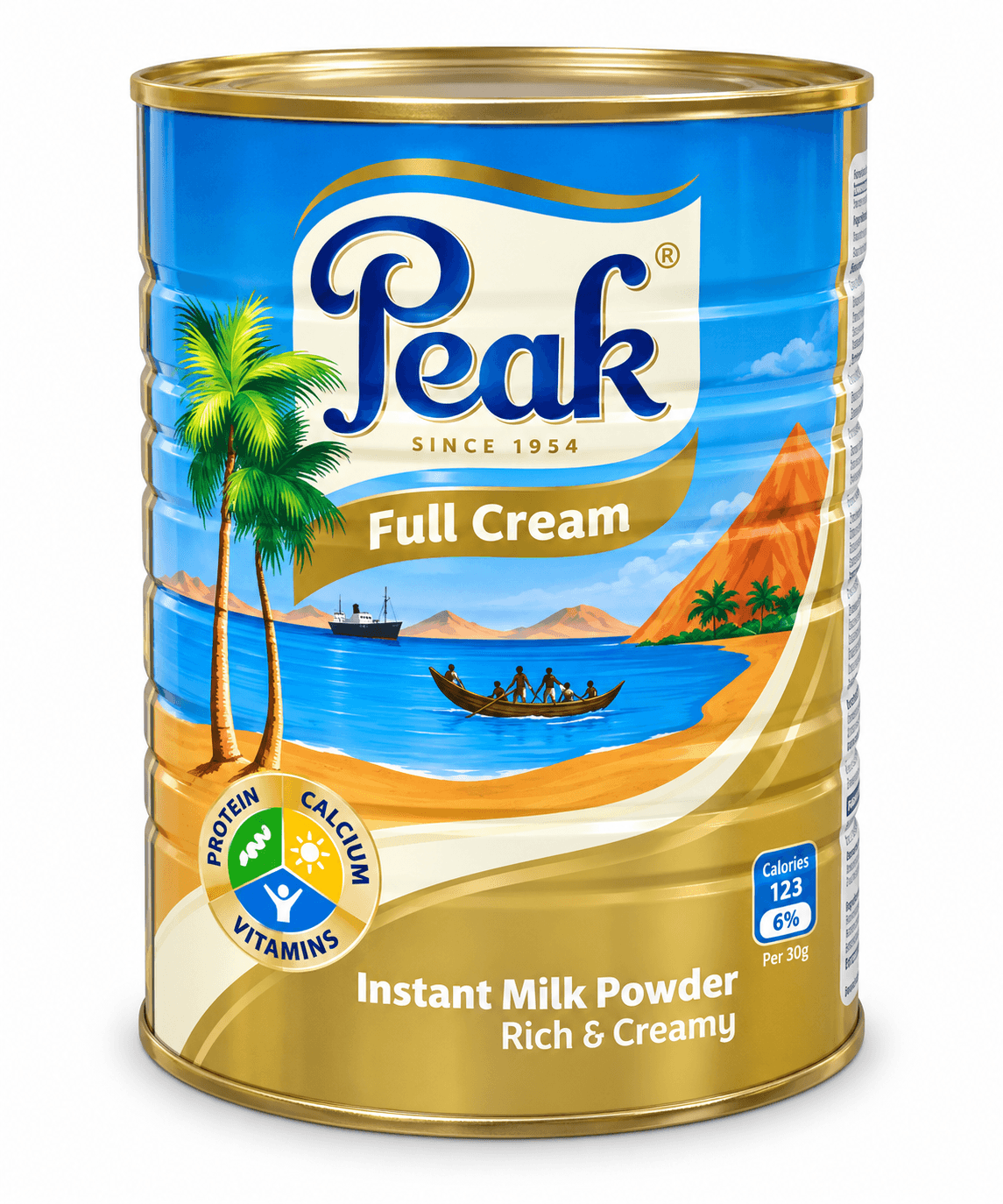 Peak Full Cream Instant Powder Tin 400g