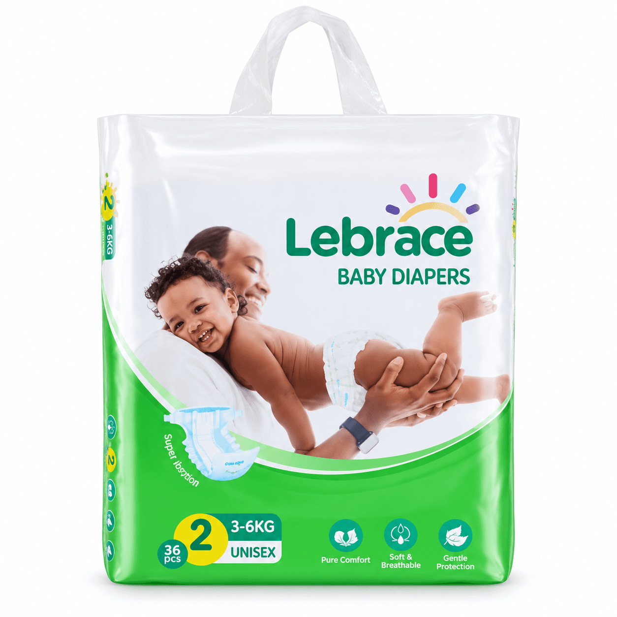 Lebrace Baby Diapers 3kg