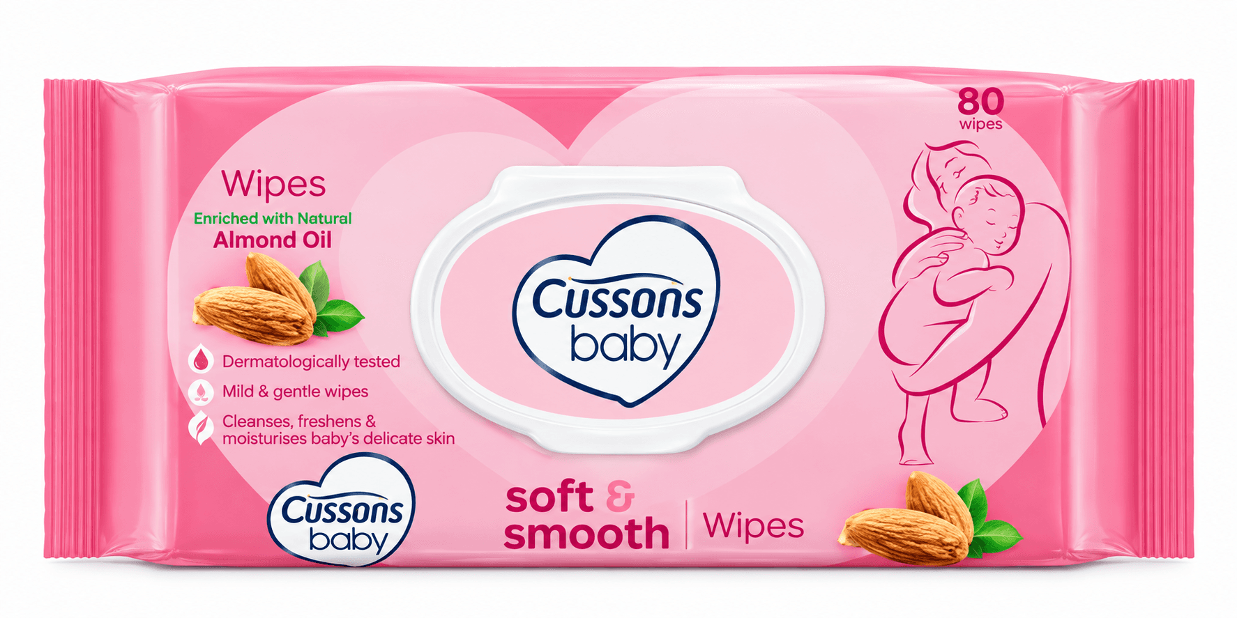 Soft And Smooth Wipes 50g