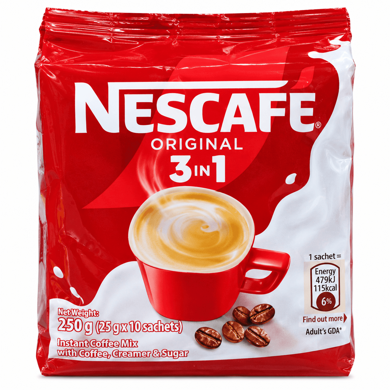 Nescafé Original 3 In 1 Instant Coffee Mix 250g