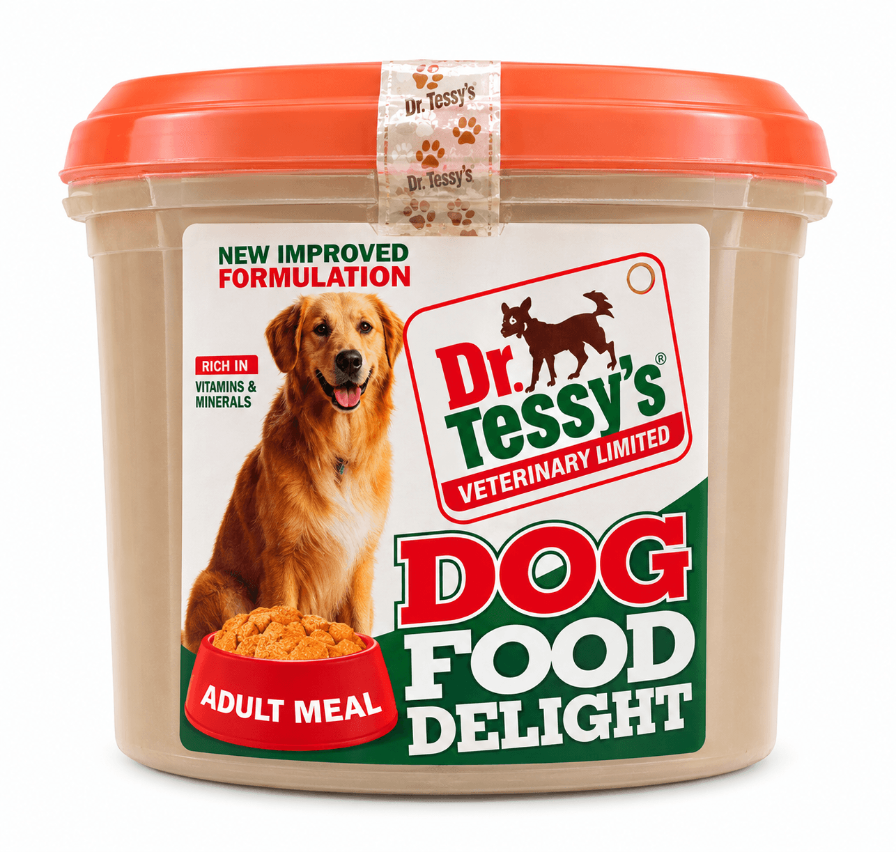 Dr Tessys Dog Food Delight Adult Meal 2kg