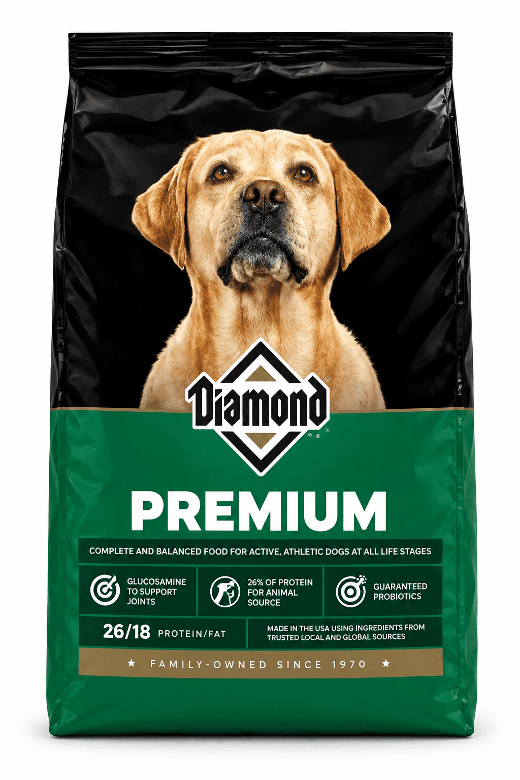 Diamond Premium Athletic Dogs At All Life Stages 2.72kg