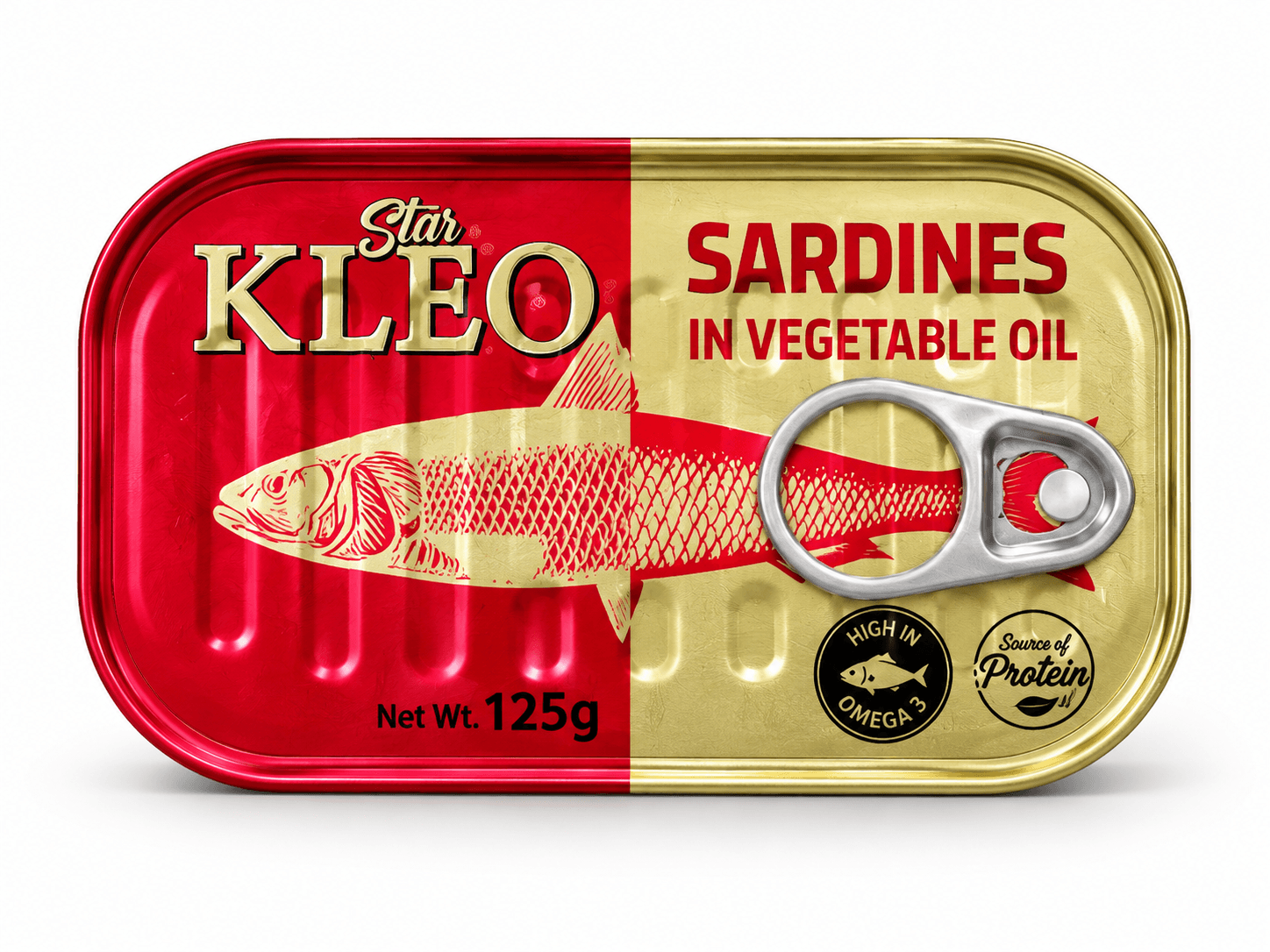 Star Kleo Sardines In Vegetable Oil 125g