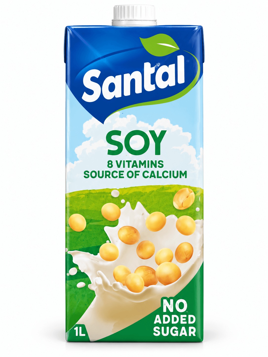Santal No Added Sugar Soy Milk 1L