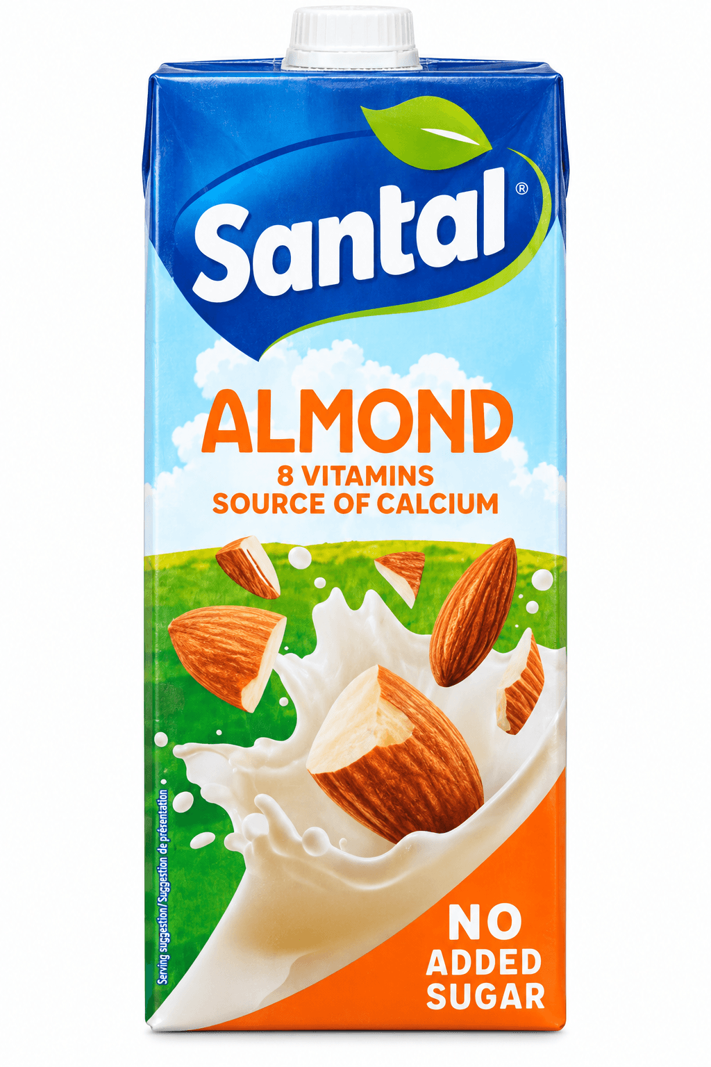 Santal No Added Sugar Almond Milk 1L