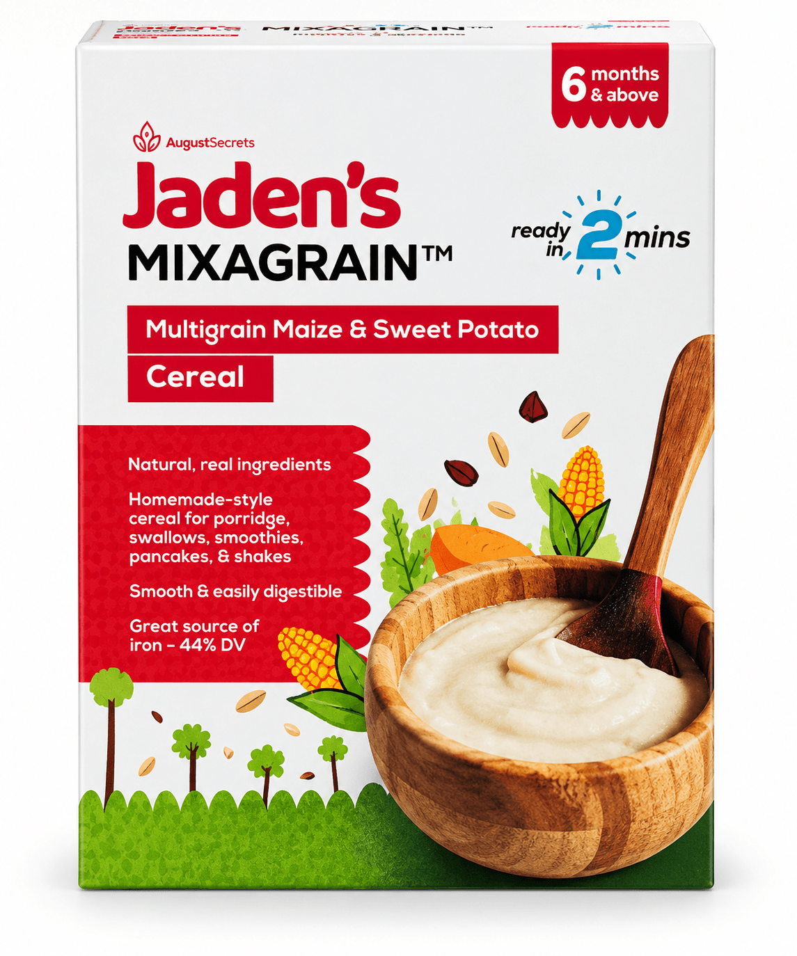Jadens Mixagrain Multigrain Maize And Potato 400g