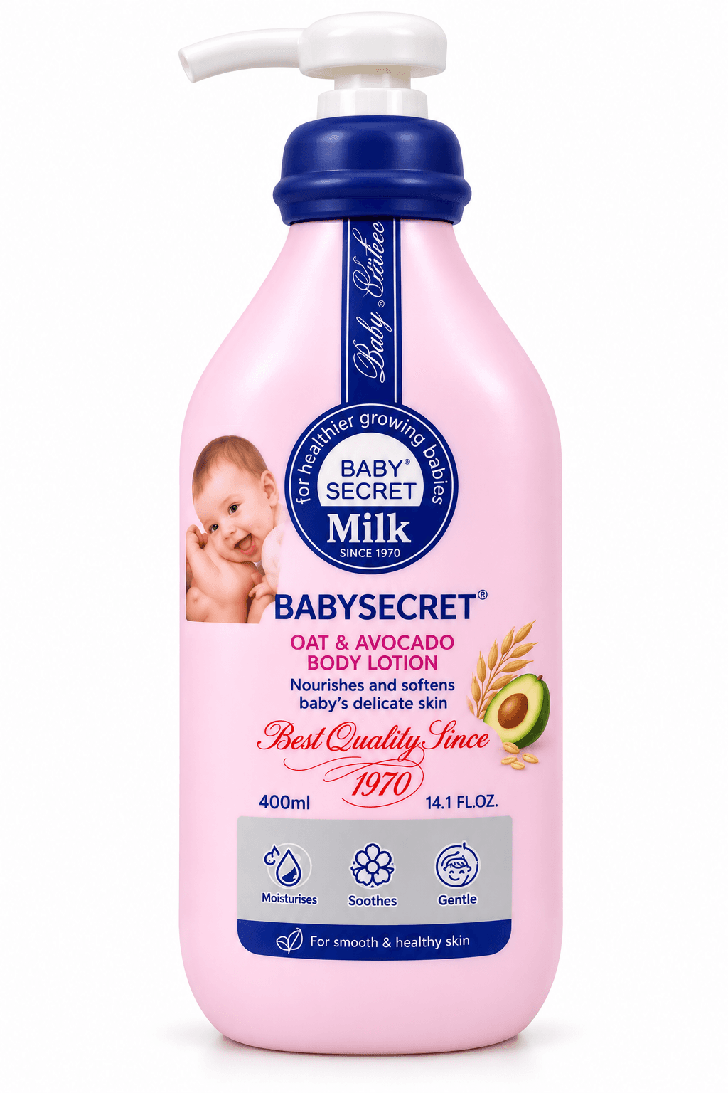 Baby Secret Milk Oat And Avacado 400ml