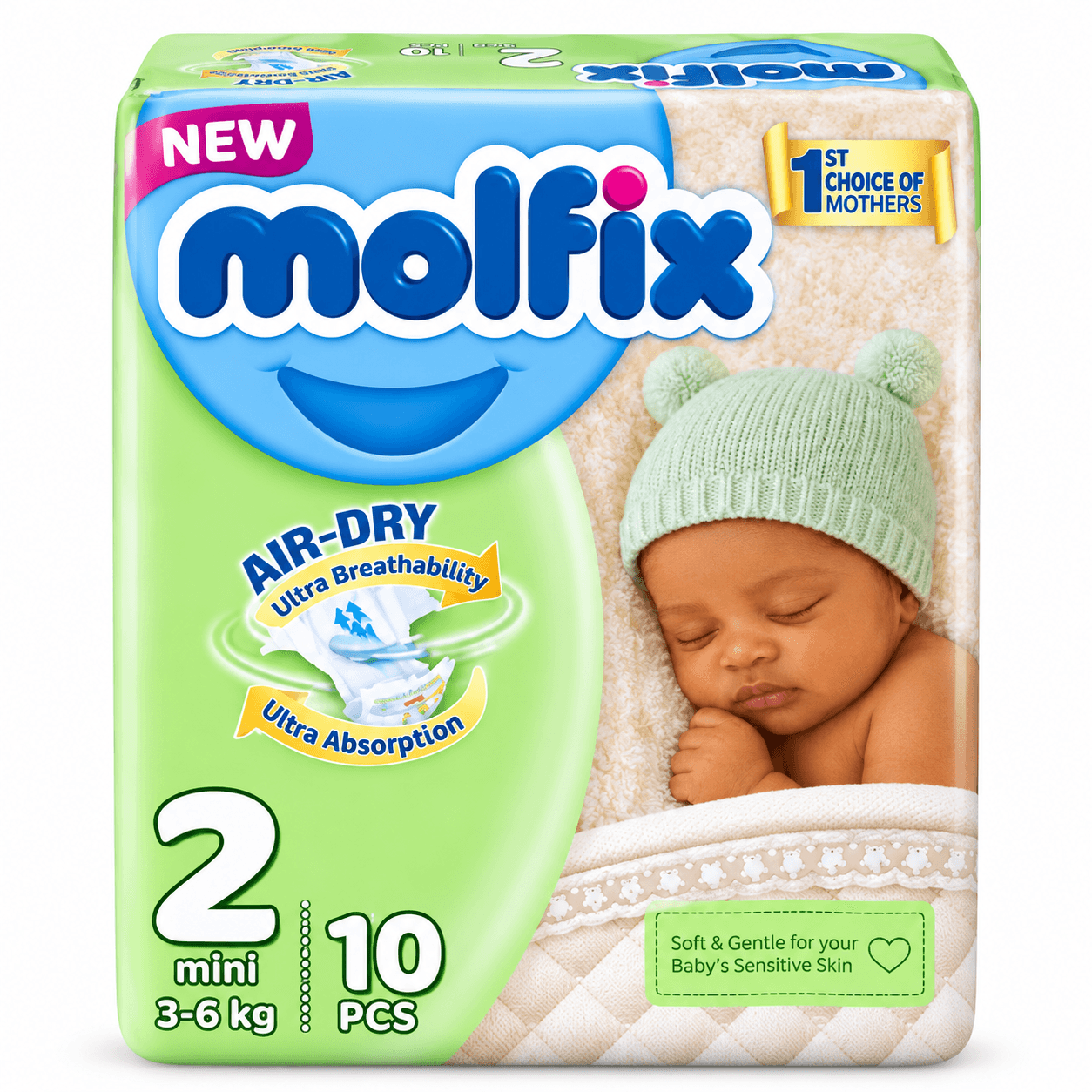 New Molfix Anti-Bacterial Packaging 10pcs 250g
