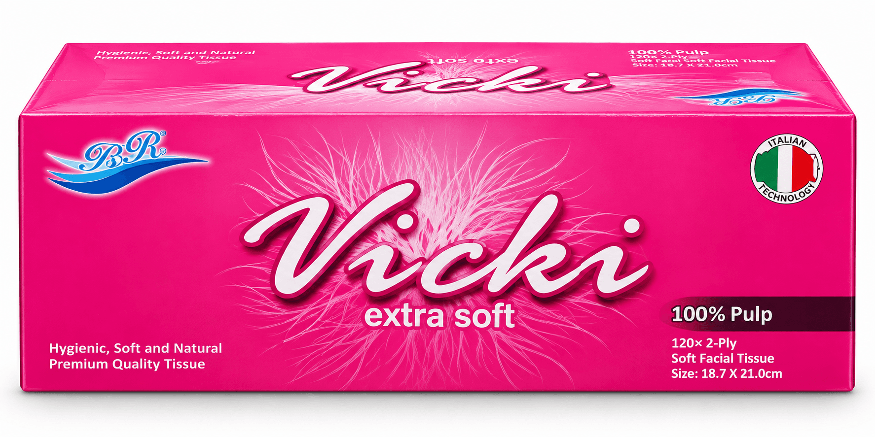 Vicki Facial Box Tissue 150g