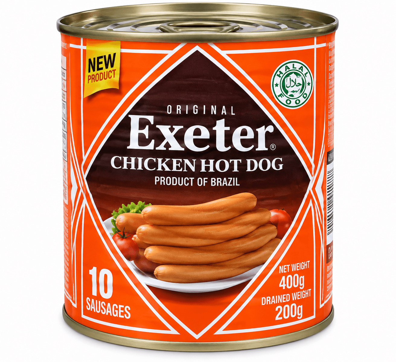 Original Exeter Chicken Hot Dog 400g