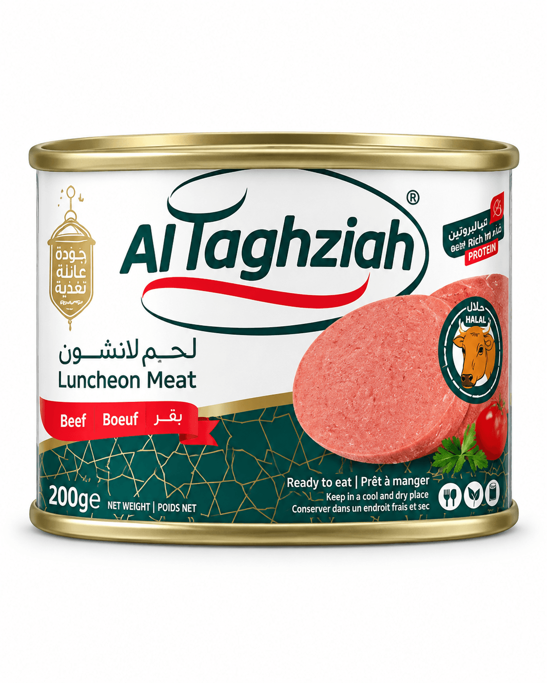 Al Taghzia Beef Luncheon Meat 200g
